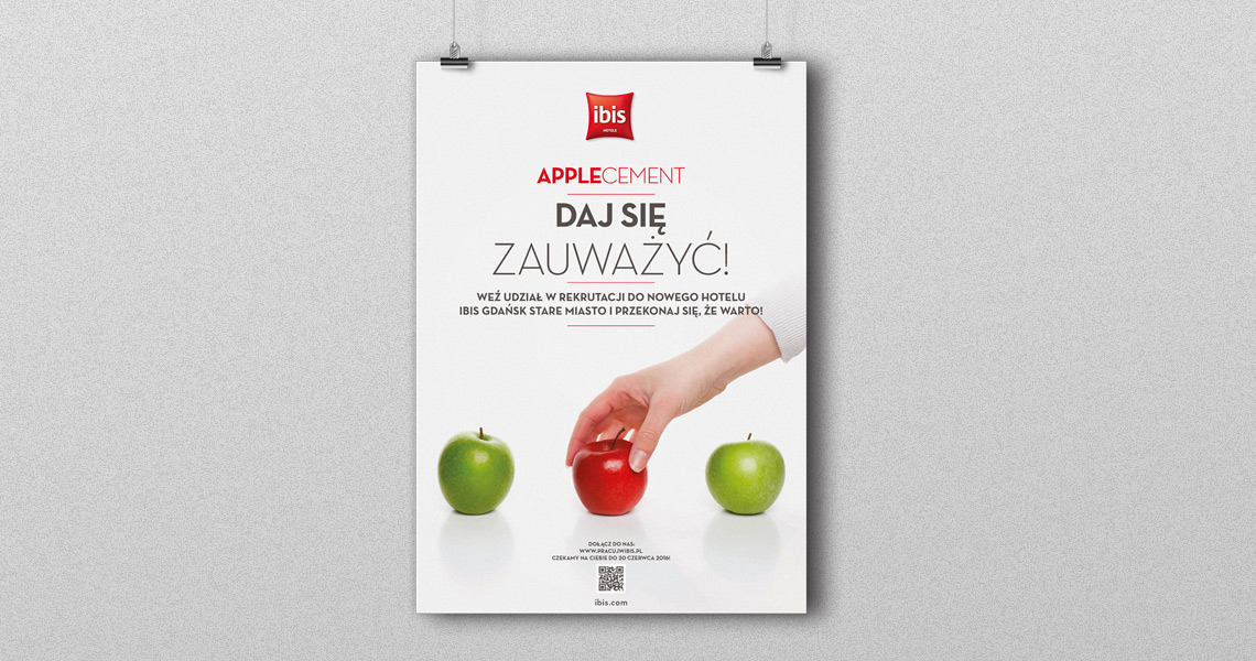 plakat rekrutacyjny Ibis Gdańsk